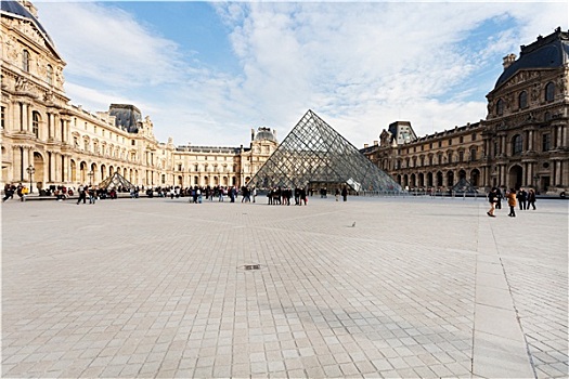 卢浮宫,金字塔,巴黎