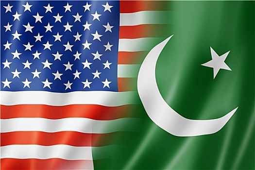 美国,巴基斯坦,旗帜