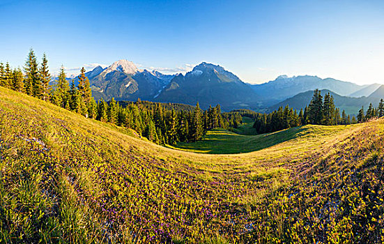 瓦茨曼山,贝希特斯加登阿尔卑斯山,巴伐利亚,德国