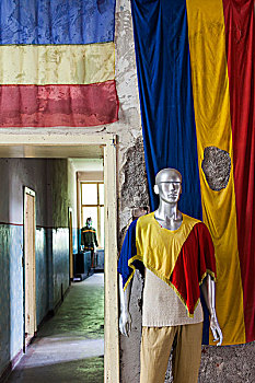 罗马尼亚,巴纳特,区域,蒂米什瓦拉,展示,旗帜