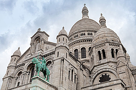 大教堂,建筑,大,中世纪,神圣,心形,流行,地标,巴黎,法国