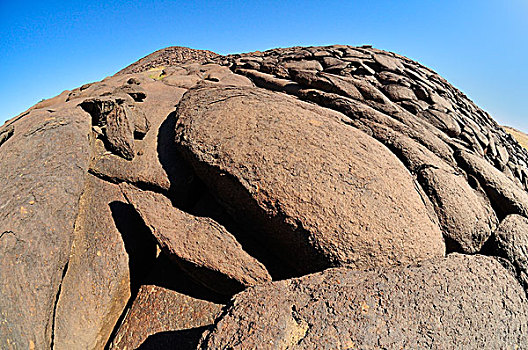风化,表面,独块巨石,阿德拉尔,区域,毛里塔尼亚,非洲