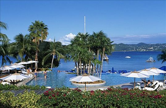 酒店,岛屿,美属维京群岛,加勒比海