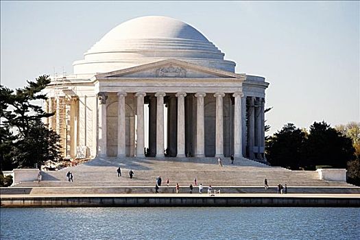 建筑,杰佛逊纪念馆,潮汐,华盛顿特区,美国