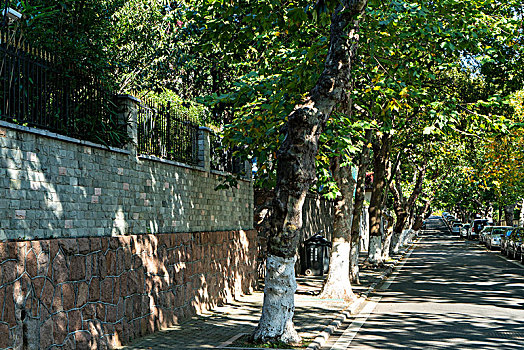 山东青岛八大关近代建筑风光