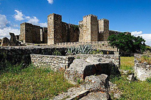 历史,要塞,城堡,特鲁希略,埃斯特雷马杜拉,西班牙,欧洲