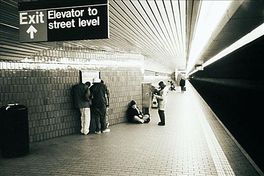 纽约,地铁站