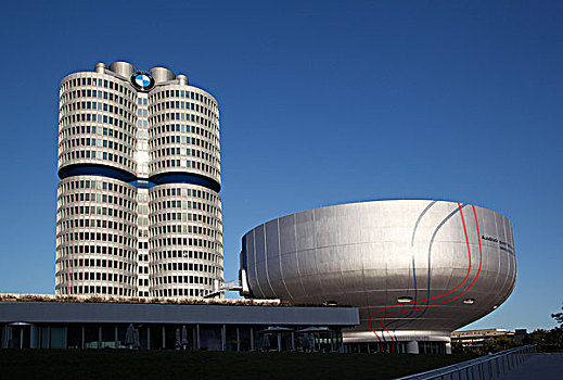 建筑,博物馆,慕尼黑,巴伐利亚,德国,欧洲