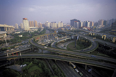 上海漕溪路立交桥图片