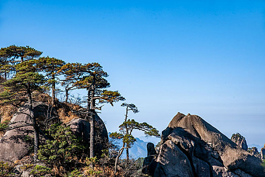 江西上饶三清山南清园群山