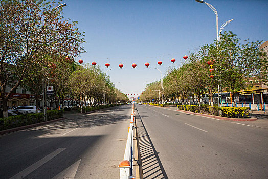 吐鲁番城市街景