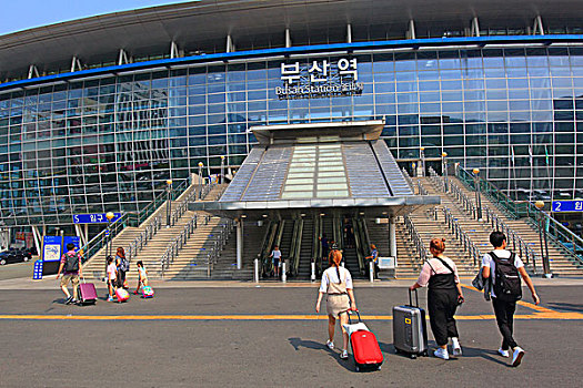 韩国,釜山,车站