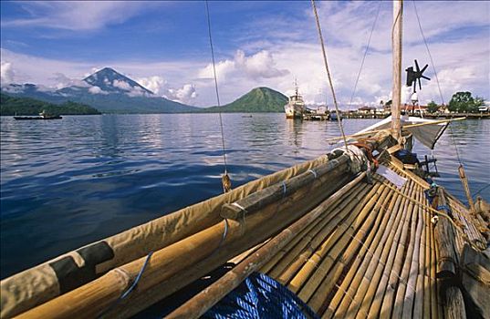 印度尼西亚,苏拉威西岛,船,港口