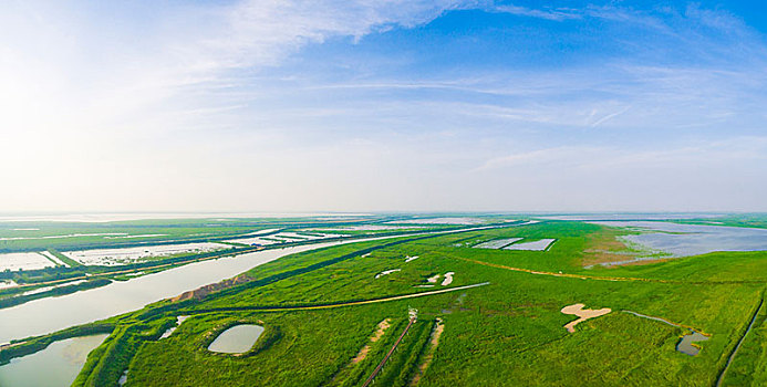 航拍,全景,俯视,广阔,宽广,水面,湖面