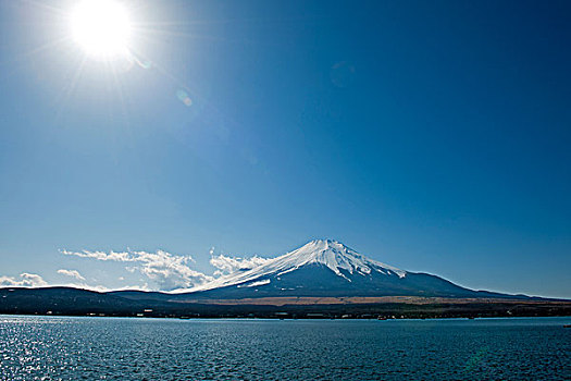 湖,山,富士山