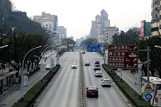 城市街道街景