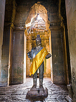 宗教,雕塑,庙宇,收获,柬埔寨