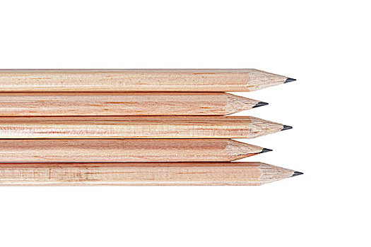 自然,木质,铅笔,隔绝,白色背景