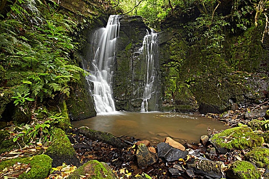 马蹄铁瀑布,瀑布,南,奥塔哥,南岛,新西兰