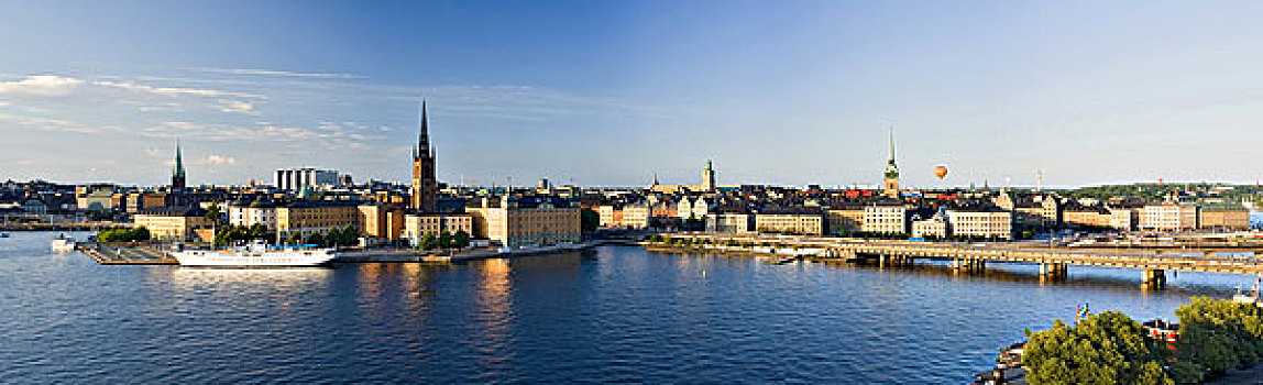 瑞典,斯德哥尔摩,城市风光,全景