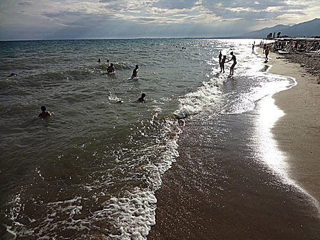 沙滩,海滩,海边