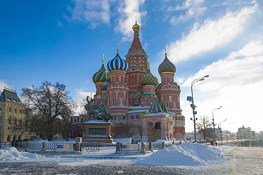 俄罗斯莫斯科圣瓦西里升天大教堂