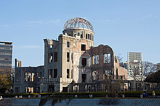 广岛和平纪念馆,原爆圆顶,广岛,日本,亚洲