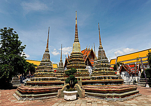 瓦特夫庙,曼谷,泰国,亚洲