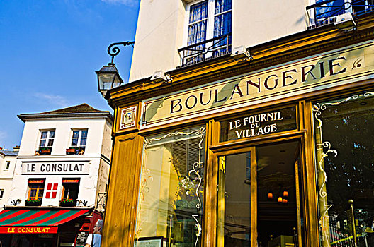 糕点店,餐馆,蒙马特尔,巴黎,法国