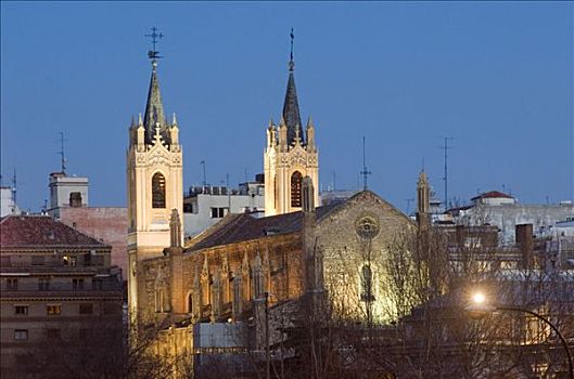 旧城,马德里,西班牙