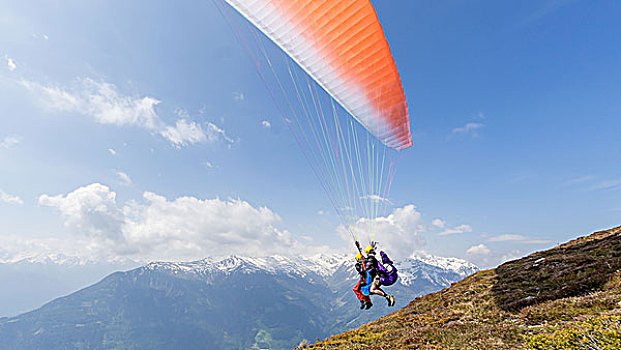 滑翔伞,开端,提洛尔,奥地利