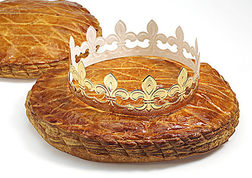 法式甜饼,法国,国王,蛋糕,庆贺