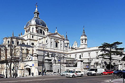 大教堂,马德里,西班牙,欧洲