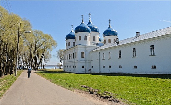 寺院,诺夫哥罗德,俄罗斯
