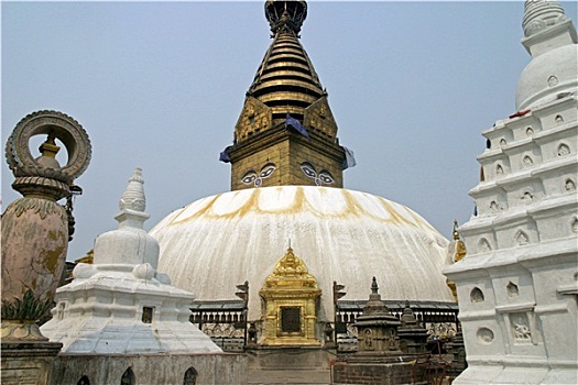 斯瓦扬布纳特佛塔,加德满都,尼泊尔