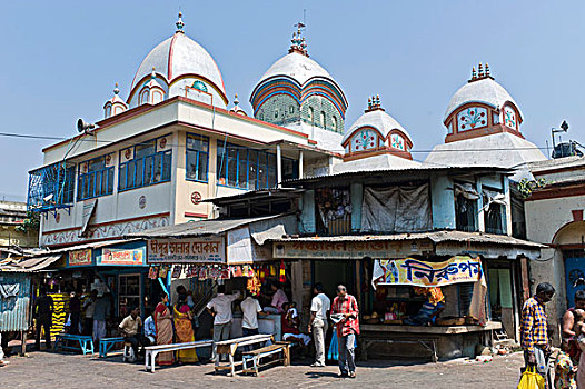 庙宇,加尔各答,西孟加拉,印度,亚洲