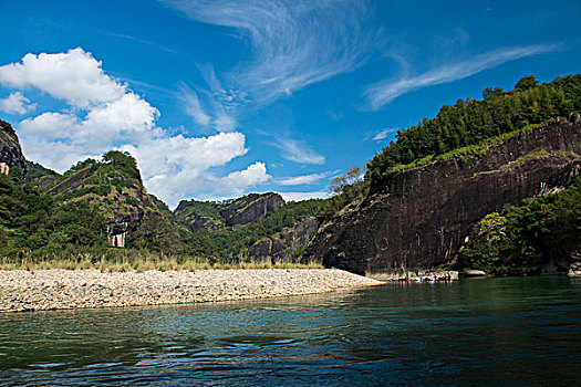 武夷山景区九曲溪风光