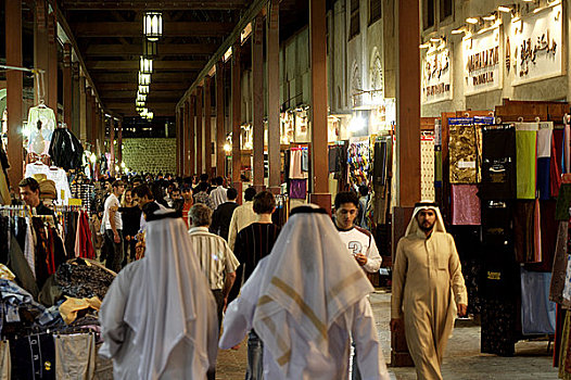迪拜,纺织品,露天市场