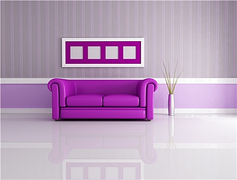 紫色,休闲沙发