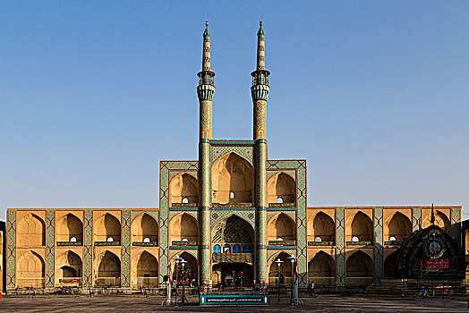清真寺,复杂,亚兹德,伊朗,亚洲