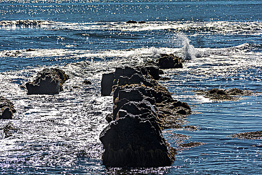 岩石海岸,纽波特,美国