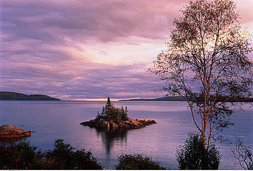 北海岸,苏必利尔湖,靠近,安大略省,加拿大