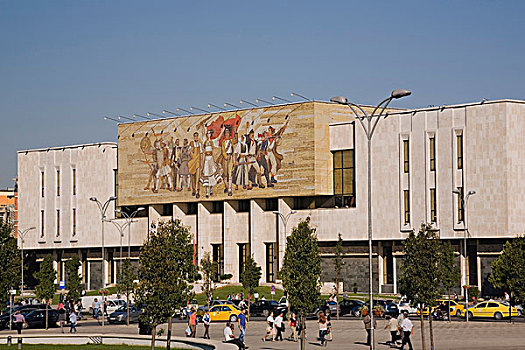 阿尔巴尼亚,胜利,历史,图案,国家,博物馆,地拉那
