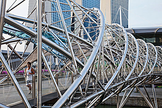 新加坡,螺旋,桥