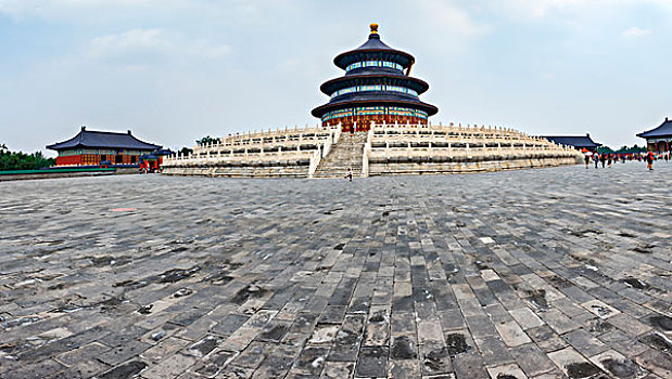 北京天坛－祈谷坛,祈年殿全景