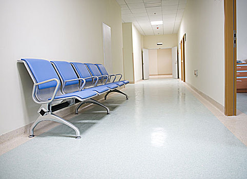 椅子,医院,走廊,室内