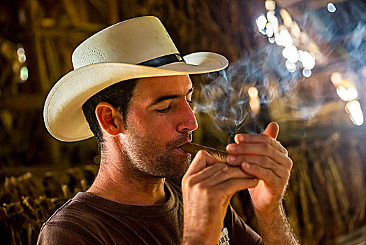 烟草,农民,哈瓦那,雪茄,农场,维尼亚雷斯,山谷,古巴