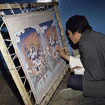 艺术家,廷布,不丹