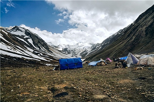 露营,喜马拉雅山