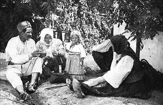 塞尔维亚人,家庭,讲述,故事,波斯尼亚,第一次世界大战
